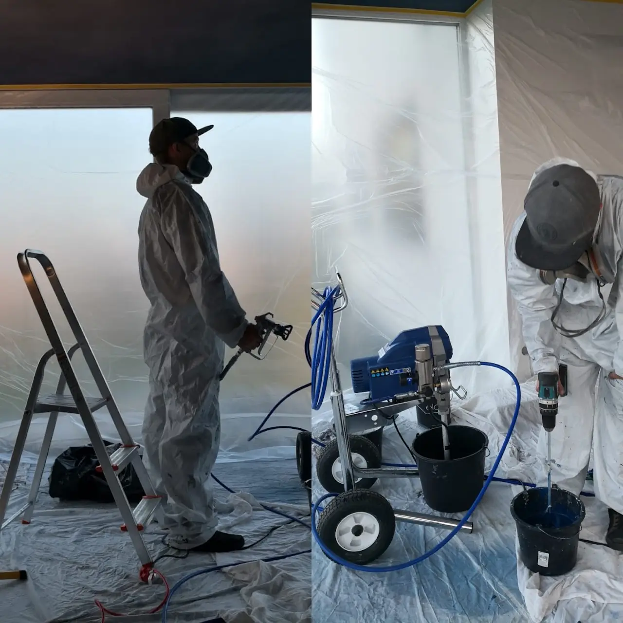 Before and after – Rumpus Ceiling Colour Change – Dane Painting